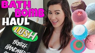 Lush Haul & Mini Review (Bath Bombs) Organic Fresh Handmade Cosmetics